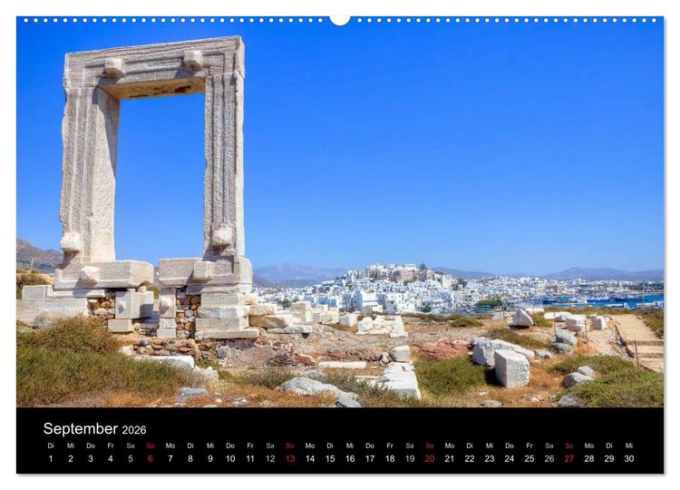Produktbild: Die Kykladen (Wandkalender 2026 DIN A2 quer), CALVENDO Monatskalender