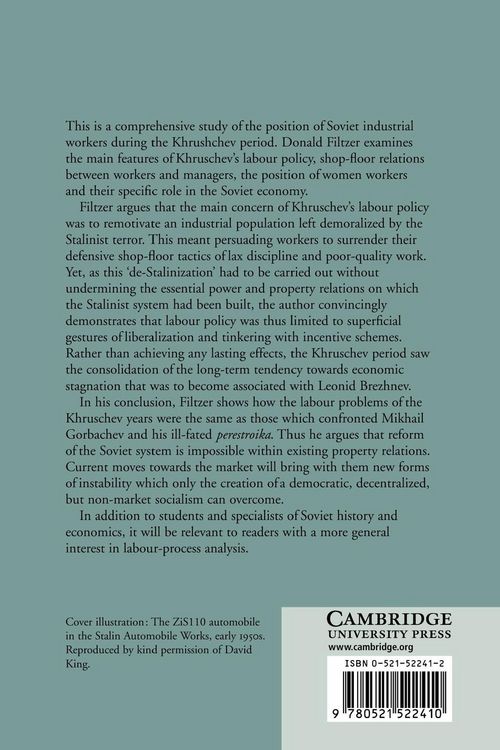 Produktbild: Soviet Workers and de-Stalinization
