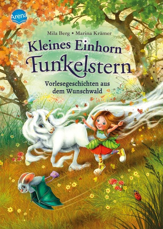 Produktbild: Kleines Einhorn Funkelstern. Vorlesegeschichten aus dem Wunschwald