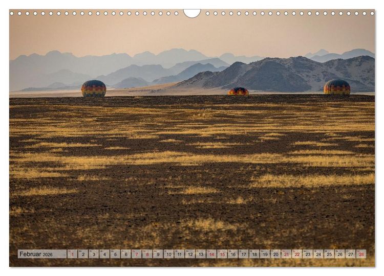 Produktbild: Namibia - Simbabwe - Botswana Leben zwischen W&uuml;ste und Wildnis (Wandkalender 2026 DIN A3 quer), CALVENDO Monatskalender