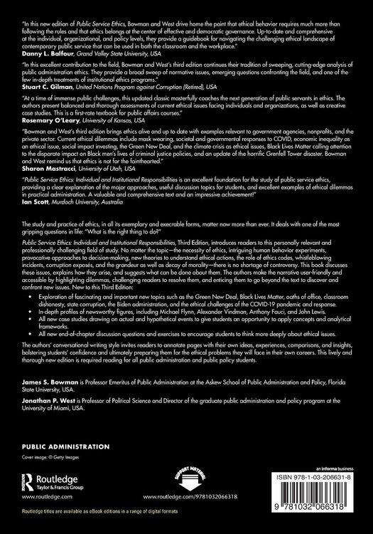 Produktbild: Public Service Ethics