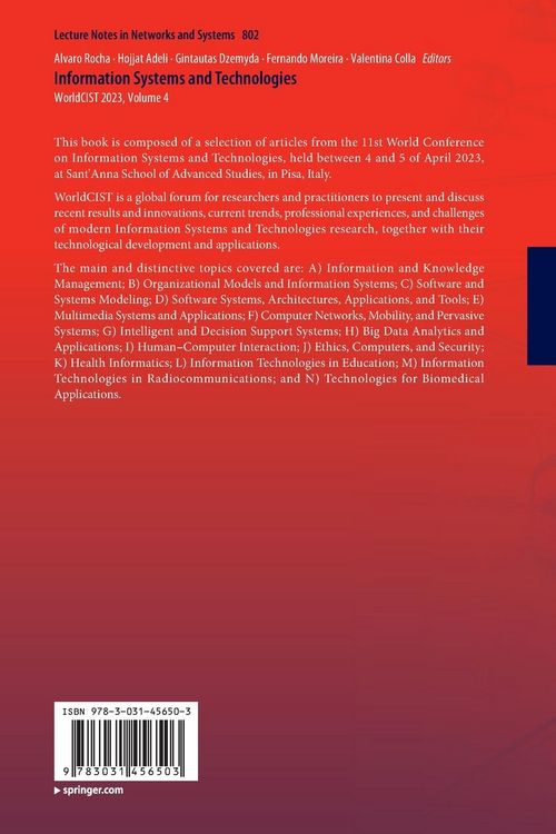 Produktbild: Information Systems and Technologies