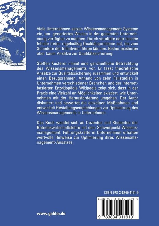 Produktbild: Qualit&auml;tssicherung im Wissensmanagement