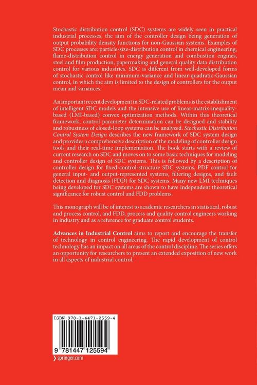 Produktbild: Stochastic Distribution Control System Design