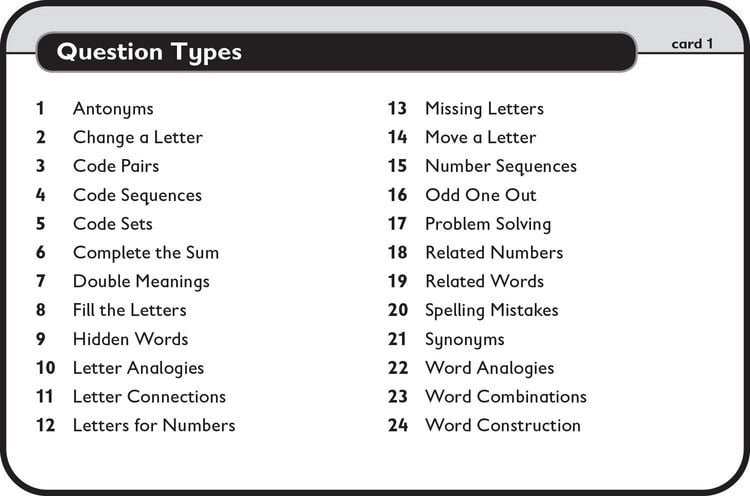 Produktbild: 11+ Verbal Reasoning Flashcards