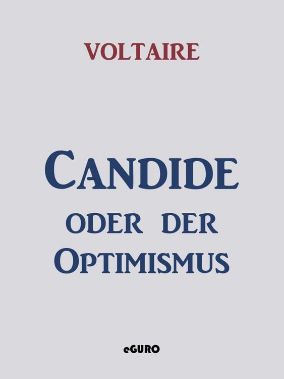 Produktbild: Candide oder der Optimismus
