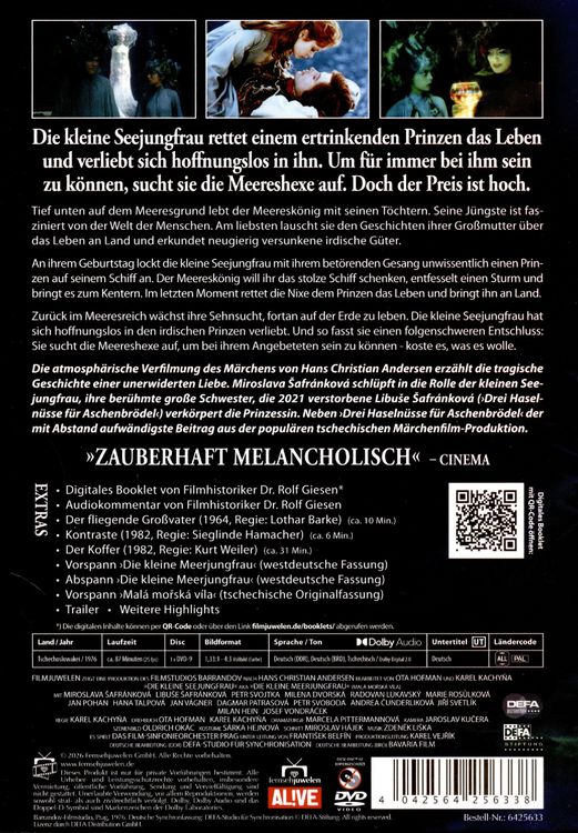 Produktbild: Die kleine Seejungfrau (Die kleine Meerjungfrau) (DEFA Filmjuwelen)