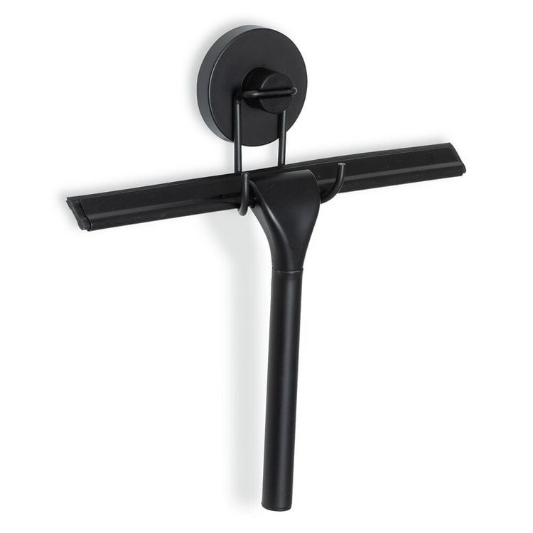 Produktbild: Vacuum-Loc&reg; Duschabzieher Schwarz, aus rostfreiem Edelstahl