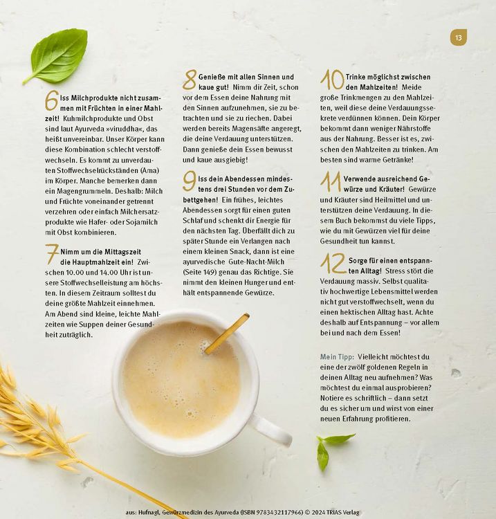 Produktbild: Gew&uuml;rzmedizin des Ayurveda. Die Heilkraft der Gew&uuml;rze nutzen