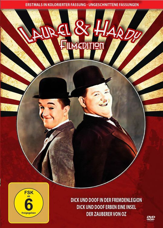 Produktbild: Laurel & Hardy Filmedition 1 - erstmals coloriert [3 DVDs]