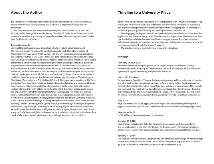 Produktbild: The Times Good University Guide 2027