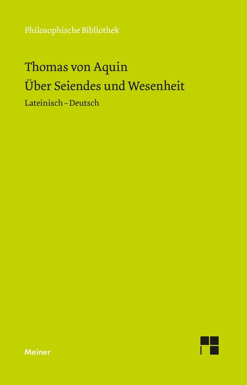 Produktbild: &Uuml;ber Seiendes und Wesenheit