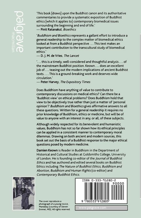 Produktbild: Buddhism and Bioethics