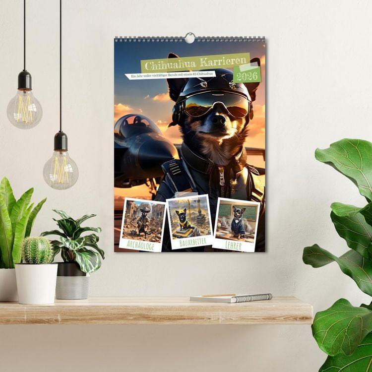 Produktbild: Chihuahua Karrieren (Wandkalender 2026 DIN A3 hoch), CALVENDO Monatskalender