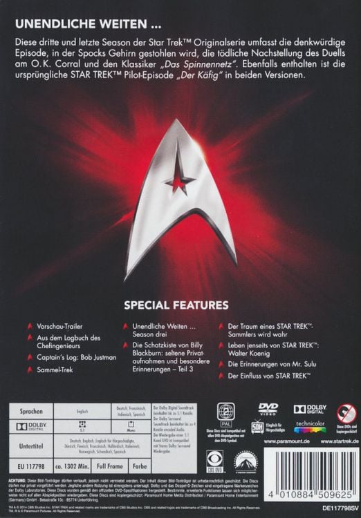 Star Trek - Raumschiff Enterprise - Staffel 3 [7 DVDs]