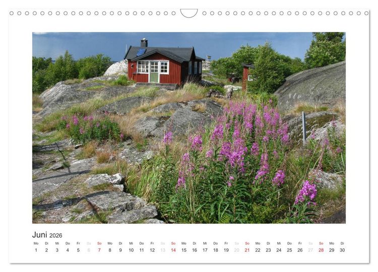 Produktbild: Stockholmer Sch&auml;rengarten (Wandkalender 2026 DIN A3 quer), CALVENDO Monatskalender