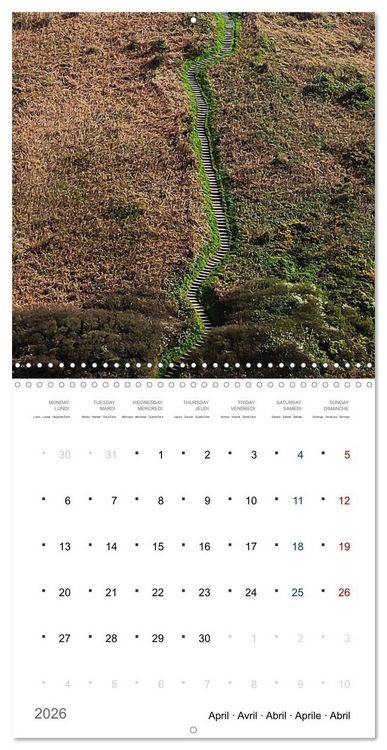 Produktbild: Les tr&eacute;sors de l'Armor (Calendrier mural carr&eacute; 2026 30x30 cm) Calendrier double avec une page pour vos prises de notes