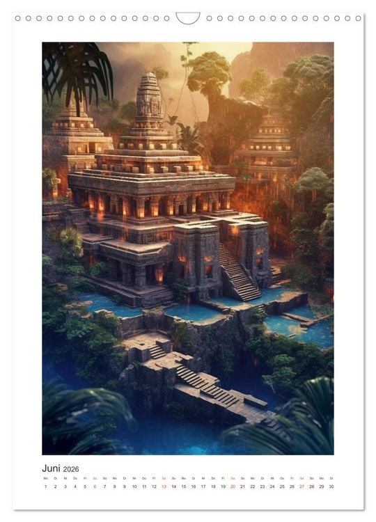 Produktbild: Legenden der Maya (Wandkalender 2026 DIN A3 hoch), CALVENDO Monatskalender