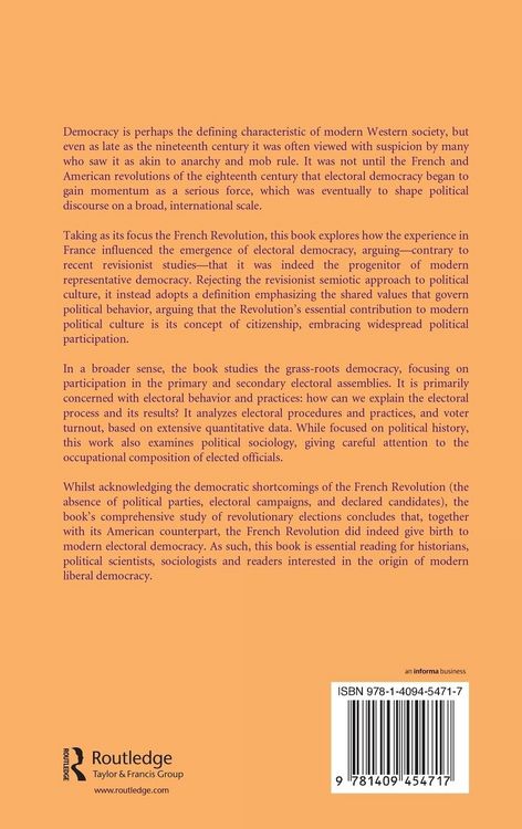 Produktbild: The French Revolution and the Birth of Electoral Democracy