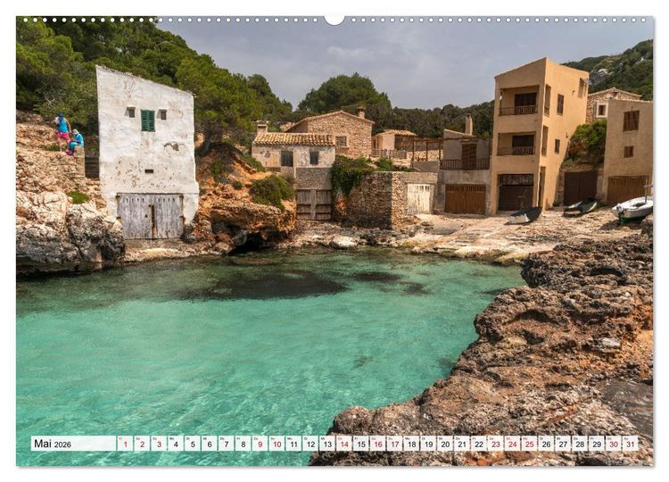 Produktbild: Traumstr&auml;nde auf Mallorca (hochwertiger Premium Wandkalender 2026 DIN A2 quer), Kunstdruck in Hochglanz