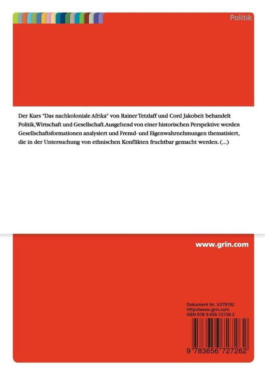 Produktbild: Das nachkoloniale Afrika