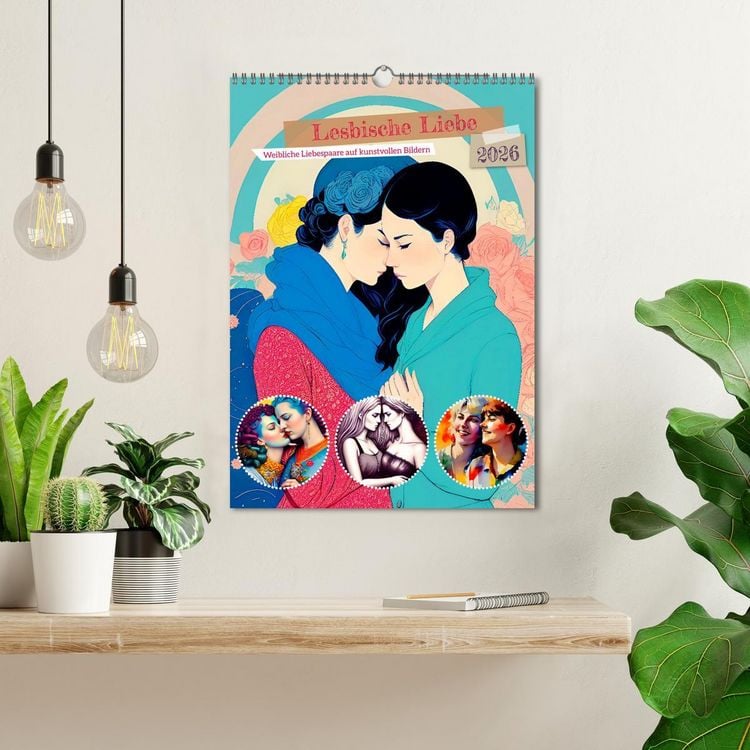 Produktbild: Lesbische Liebe (Wandkalender 2026 DIN A3 hoch), CALVENDO Monatskalender