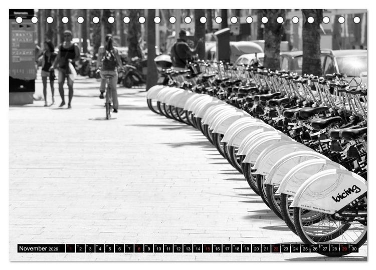 Produktbild: Streetlife Barcelona (Tischkalender 2026 DIN A5 quer), CALVENDO Monatskalender