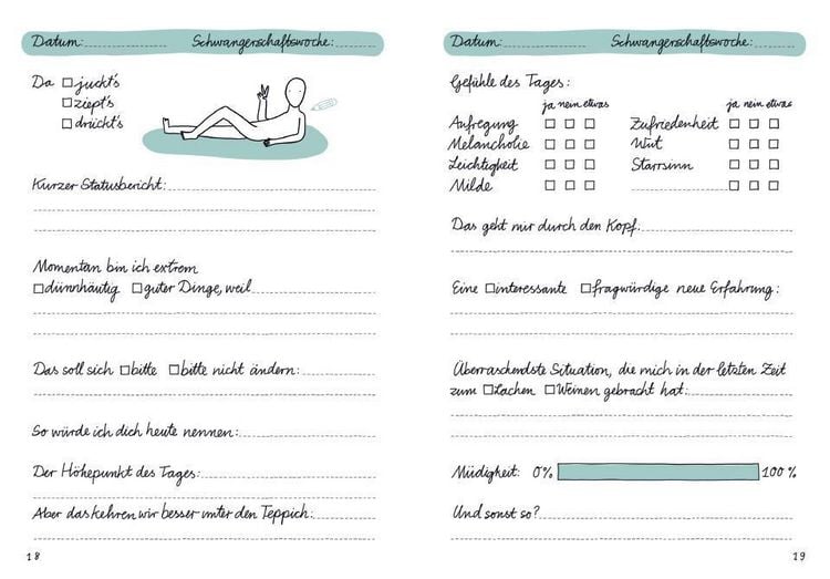 Produktbild: Tagebuch - Meine Schwangerschaft