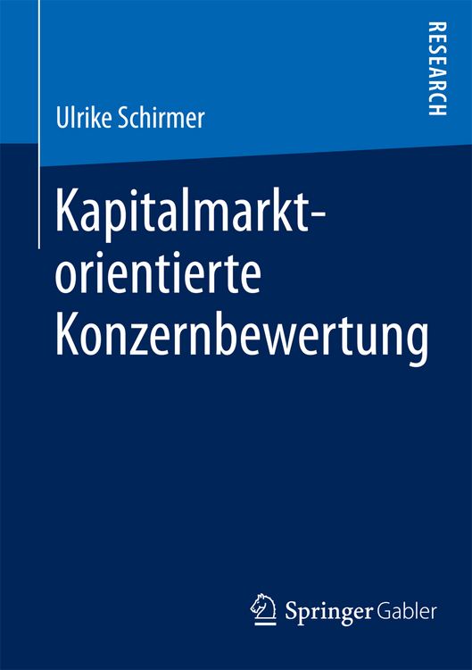 Produktbild: Kapitalmarktorientierte Konzernbewertung