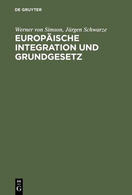 Produktbild: Europ&auml;ische Integration und Grundgesetz