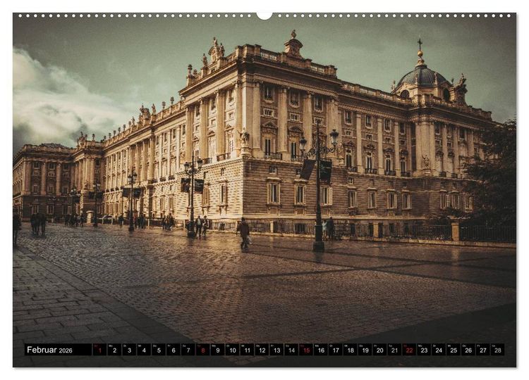 Produktbild: Hauptstadt Madrid (Wandkalender 2026 DIN A2 quer), CALVENDO Monatskalender
