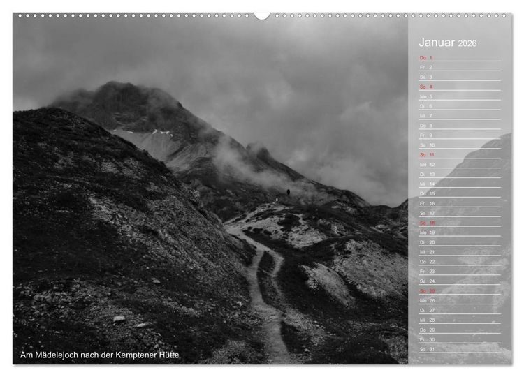Produktbild: Alpen&uuml;berquerung (hochwertiger Premium Wandkalender 2026 DIN A2 quer), Kunstdruck in Hochglanz
