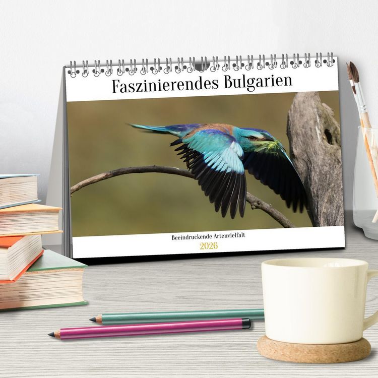 Produktbild: Faszinierendes Bulgarien (Tischkalender 2026 DIN A5 quer), CALVENDO Monatskalender