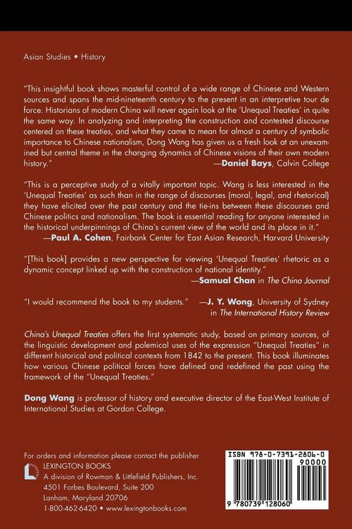 Produktbild: China's Unequal Treaties