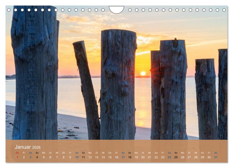 Produktbild: Die Bretagne - Sonne und das Meer (Wandkalender 2026 DIN A4 quer), CALVENDO Monatskalender