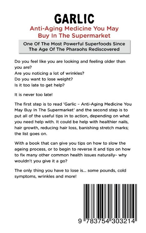 Produktbild: Garlic - Anti-Aging You May Buy in the Supermarket