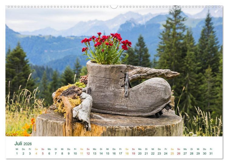 Produktbild: Auf der Winklmoosalm (Wandkalender 2026 DIN A2 quer), CALVENDO Monatskalender