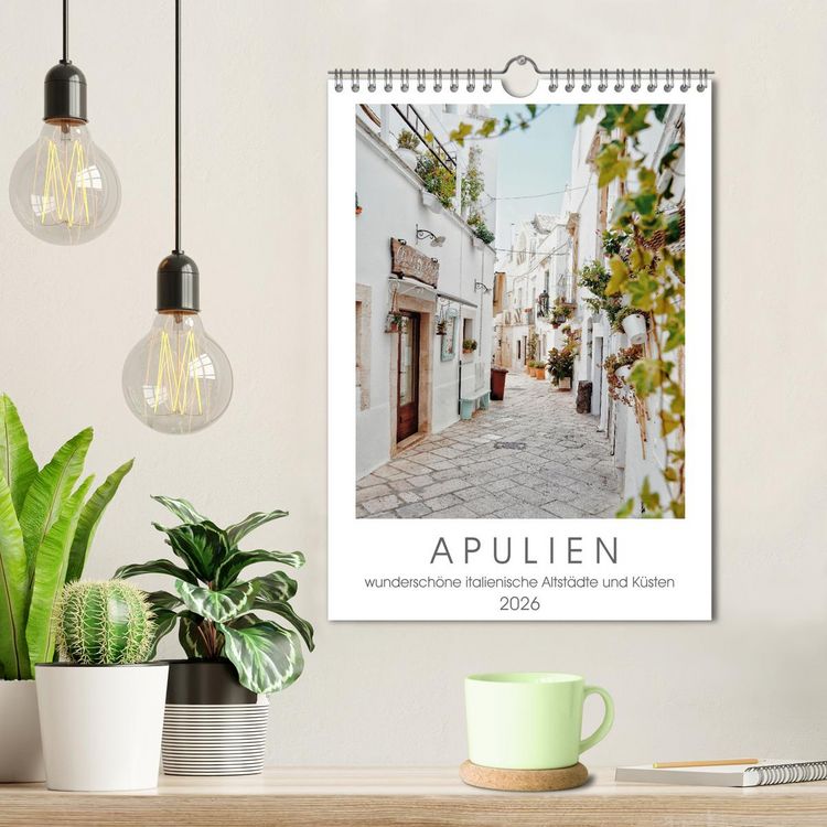 Produktbild: Apulien (Wandkalender 2026 DIN A4 hoch), CALVENDO Monatskalender