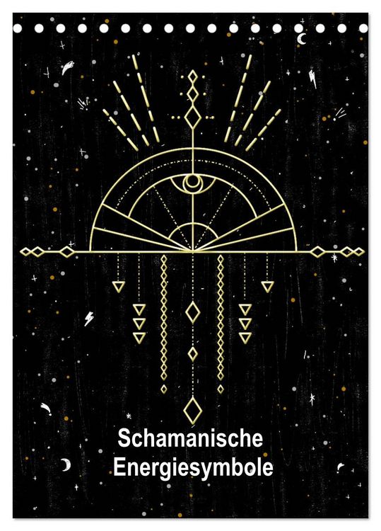 Produktbild: Schamanische Energiesymbole (Tischkalender 2026 DIN A5 hoch), CALVENDO Monatskalender