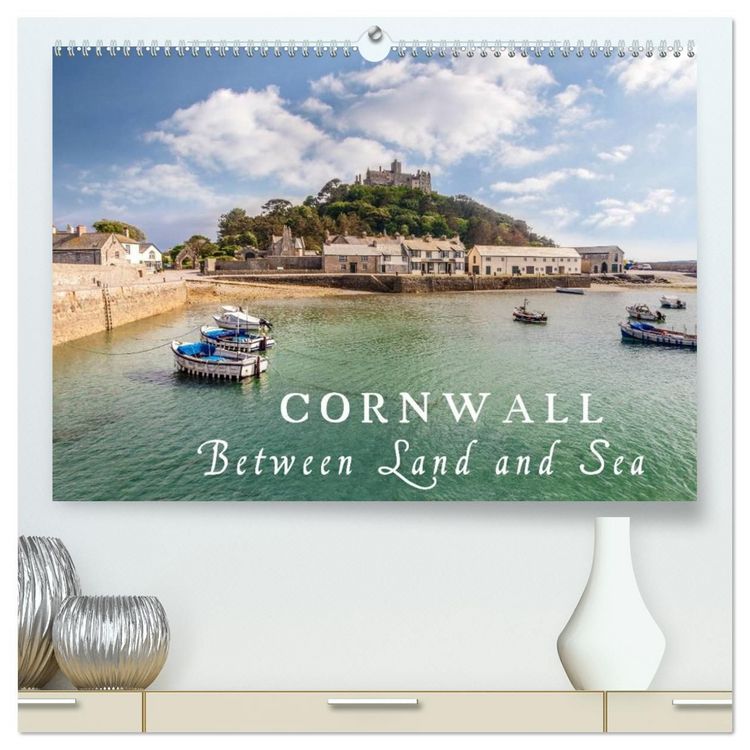 Produktbild: Cornwall - Between Land and Sea (High Quality Premium Wall Calendar 2027 DIN A2 landscape),CALVENDO 12 Month Wall Calendar