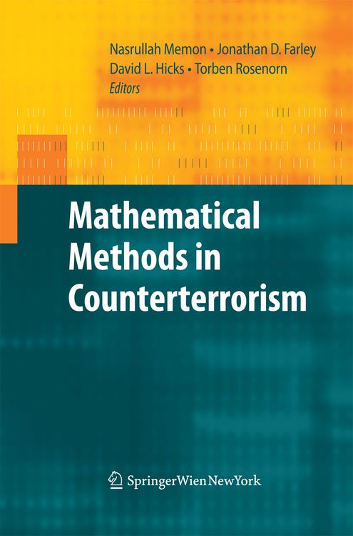 Produktbild: Mathematical Methods in Counterterrorism