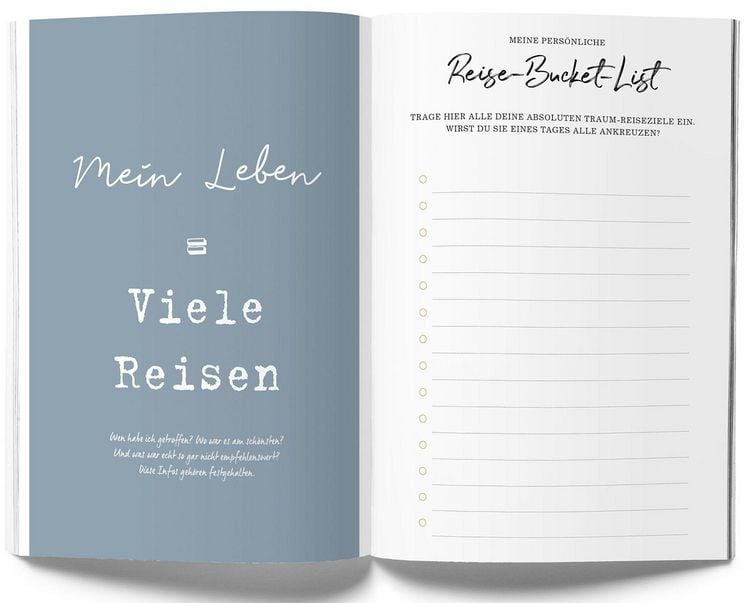Produktbild: GuideMe Reisetagebuch Travel Memories „Meine Reisen“