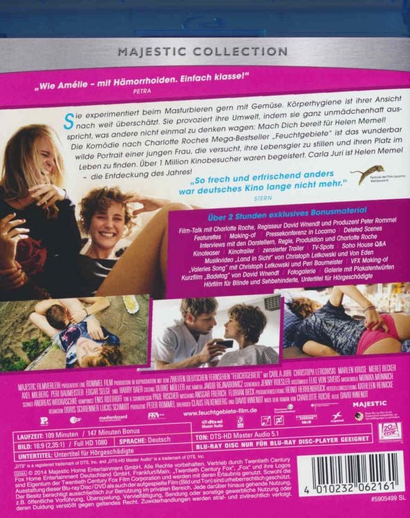 Produktbild: Feuchtgebiete - Majestic Collection