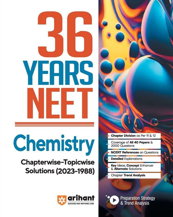 Produktbild: 36 Years' Chapterwise Topicwise Solutions NEET Chemistry 1988-2023