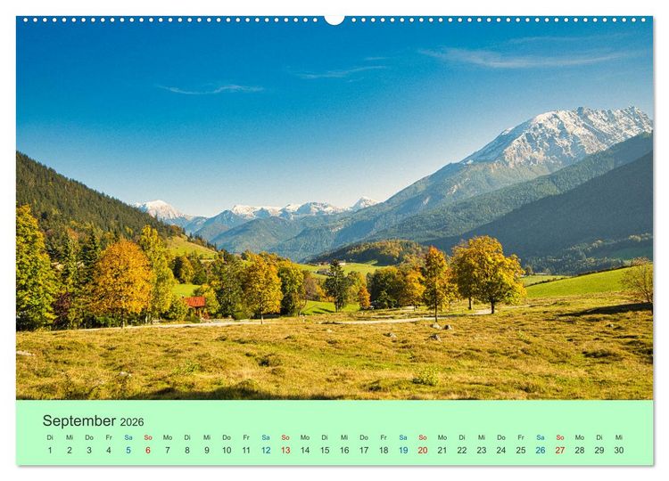 Produktbild: Zauber der Alpen (hochwertiger Premium Wandkalender 2026 DIN A2 quer), Kunstdruck in Hochglanz