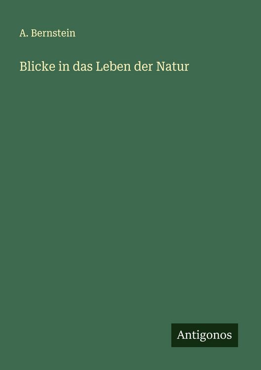 Produktbild: Blicke in das Leben der Natur