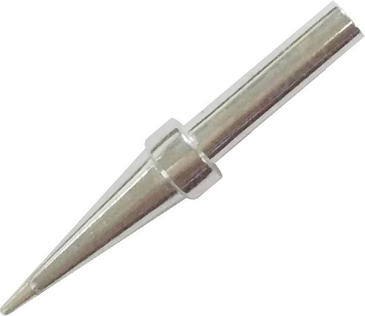Produktbild: TOOLCRAFT HF-1,0BF L&ouml;tspitze Bleistiftform Spitzen-Gr&ouml;&szlig;e 1 mm Spitzen-L&auml;nge 17 mm Inhalt 1 St.