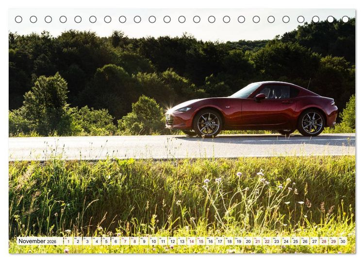 Produktbild: Ich liebe Miata (Tischkalender 2026 DIN A5 quer), CALVENDO Monatskalender