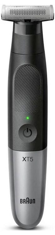 Produktbild: Braun XT5200 (V2) Pr&auml;zisions Trimmer, K&ouml;rperhaartrimmer, Bartschneider abwaschbar Schwarz, Silber