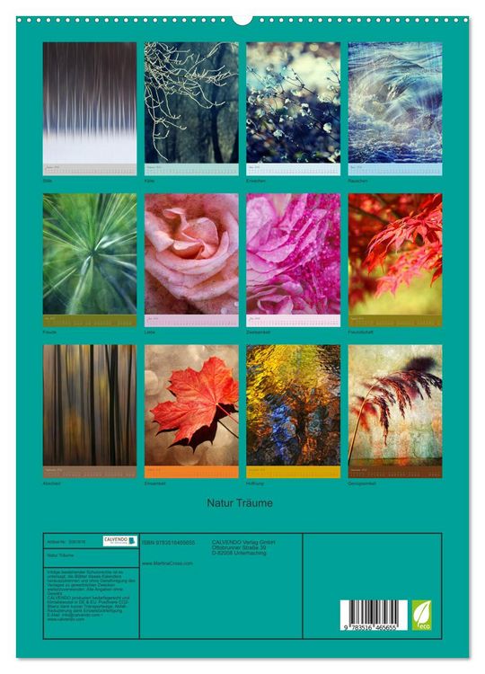Produktbild: Natur Tr&auml;ume (hochwertiger Premium Wandkalender 2026 DIN A2 hoch), Kunstdruck in Hochglanz